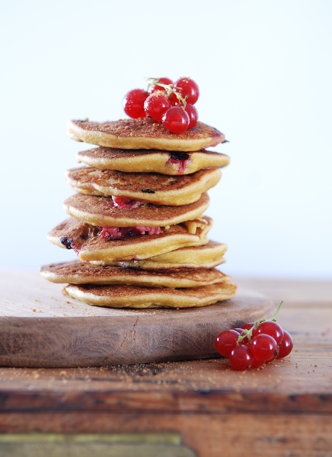 Pancakes à la farine de Pois chiches (sans lactose et sans gluten
