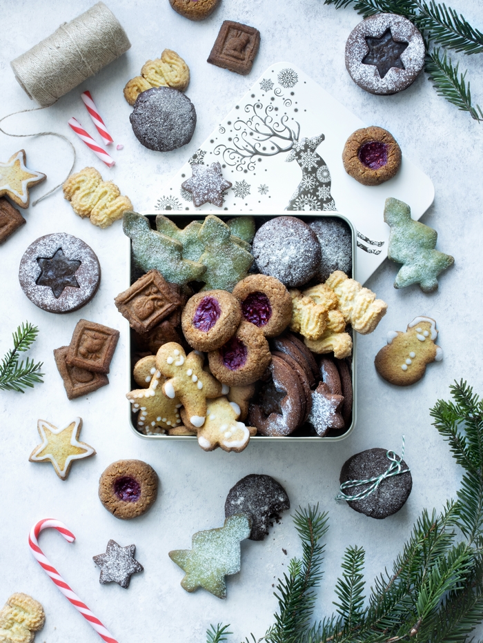 Biscuits sapins de Noël au thé matcha pour 4 personnes - Recettes - Elle
